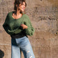 Betty Mohair Cardigan in Shamrock Made to Order