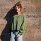 Betty Mohair Cardigan in Shamrock Made to Order