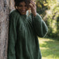 Mildred Mohair Raglan Pullover in Shamrock Made to Order