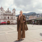 Portuguese Wool Polly Coat in Black and Brown Small Herringbone Made to Order