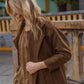Portuguese Wool Polly Coat in Black and Brown Small Herringbone Made to Order