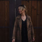 Portuguese Wool Polly Coat in Brown and Black Plaid Made to Order