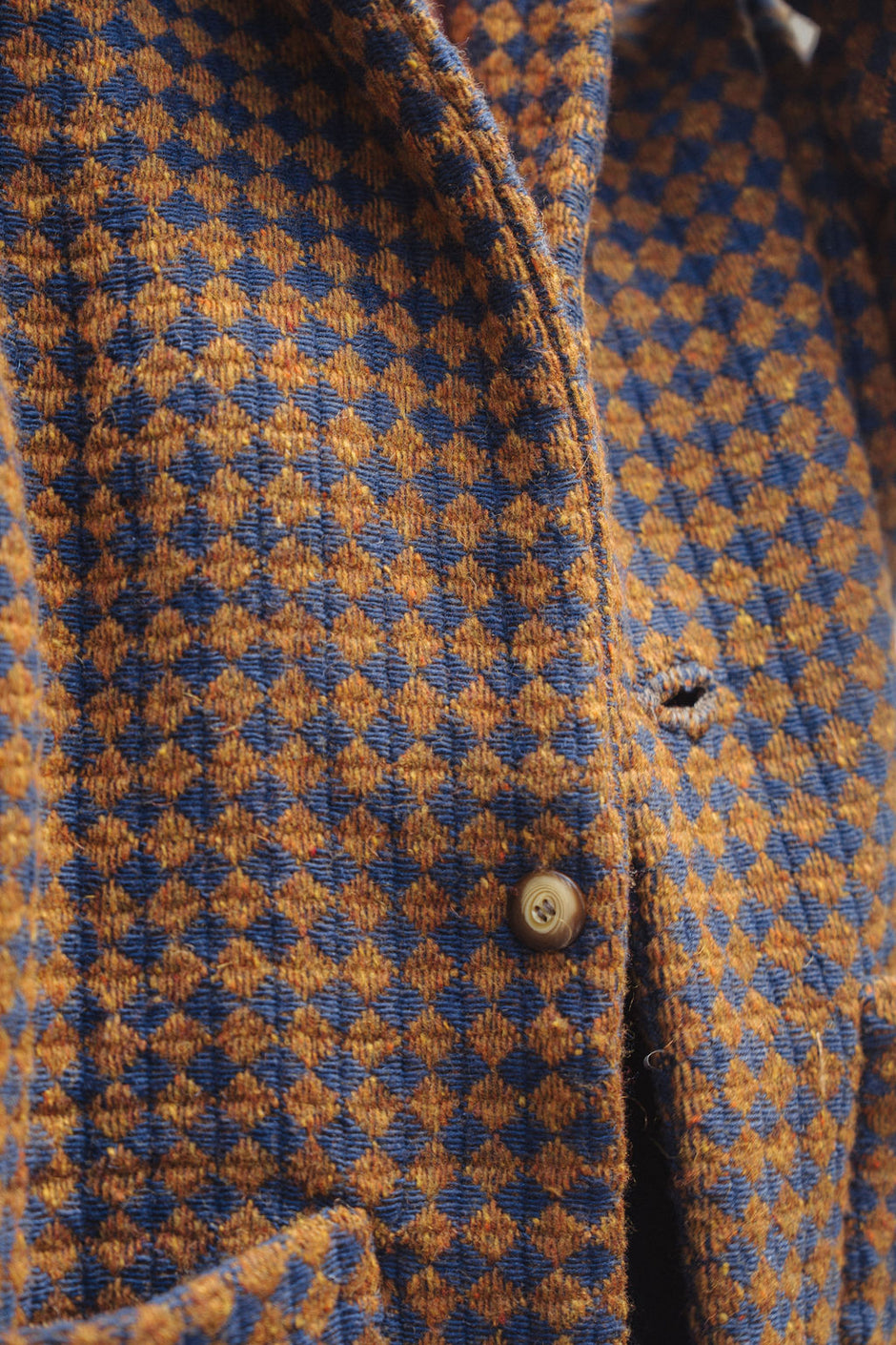 Portuguese Wool Pieper in Red and Black Check - S Left