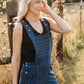 Dilsi Handwoven Cotton Overalls in Navy - M