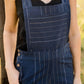Dilsi Handwoven Cotton Overalls in Navy - M