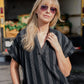 Paula Handwoven Cotton Tunic Dress in Dark Green Made to Order