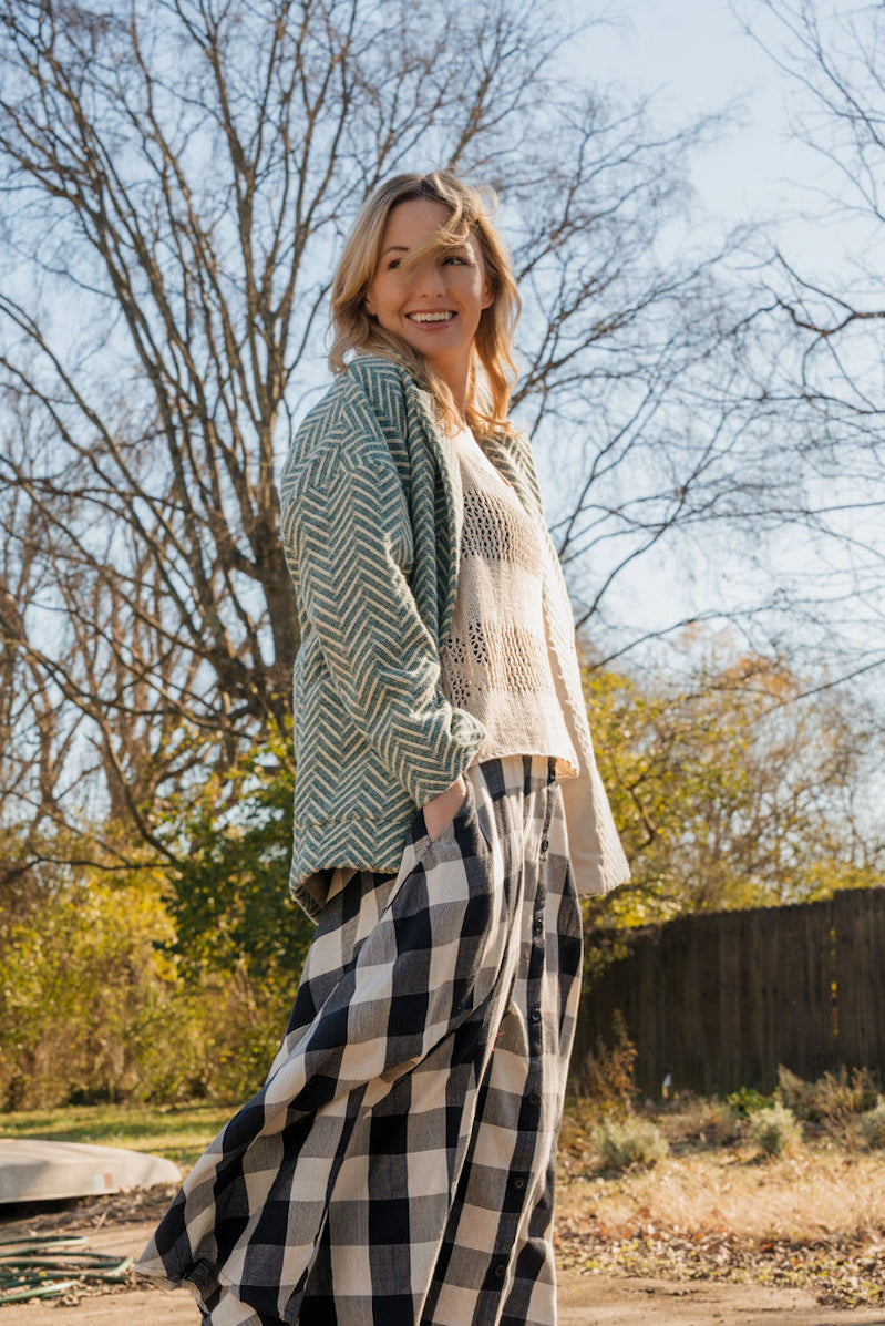 Trista Handwoven Cotton Skirt