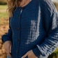 Hazel Cotton Cardigan in Periwinkle