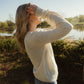 Alpaca Robbi Cardigan Sweater in Beige Made to Order
