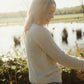 Alpaca Robbi Cardigan Sweater in Beige Made to Order