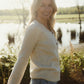 Alpaca Robbi Cardigan Sweater in Beige Made to Order