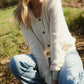 Alpaca Robbi Cardigan Sweater in Beige Made to Order