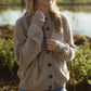 Alpaca Chrishell Cardigan in Beige Made to Order