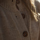 Alpaca Chrishell Cardigan in Beige Made to Order