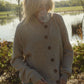 Alpaca Chrishell Cardigan in Beige Made to Order