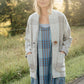 Portuguese Wool Pieper Coat in Cream and Brown Plaid - XL Left