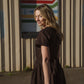 June Dress in Dark Brown - S Left