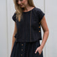 Katie Handwoven Cotton Set in Black