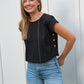 Katie Handwoven Cotton Set in Black