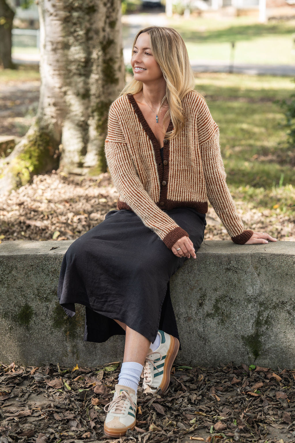 Finn V-Neck Wool Cardigan Made to Order