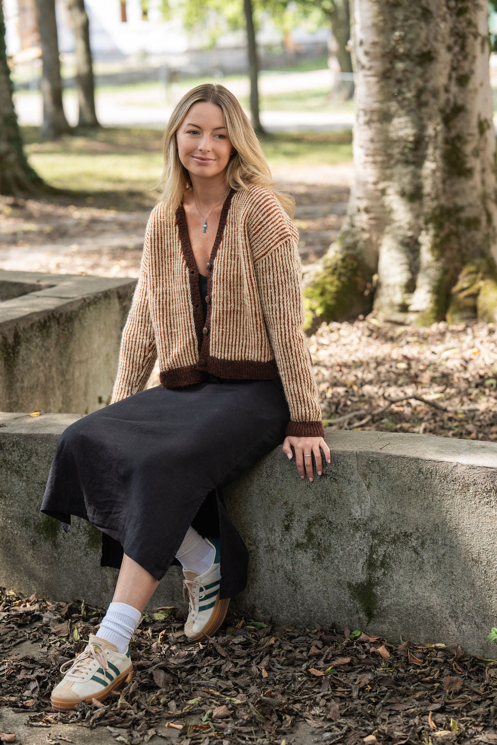 Finn V-Neck Wool Cardigan Made to Order