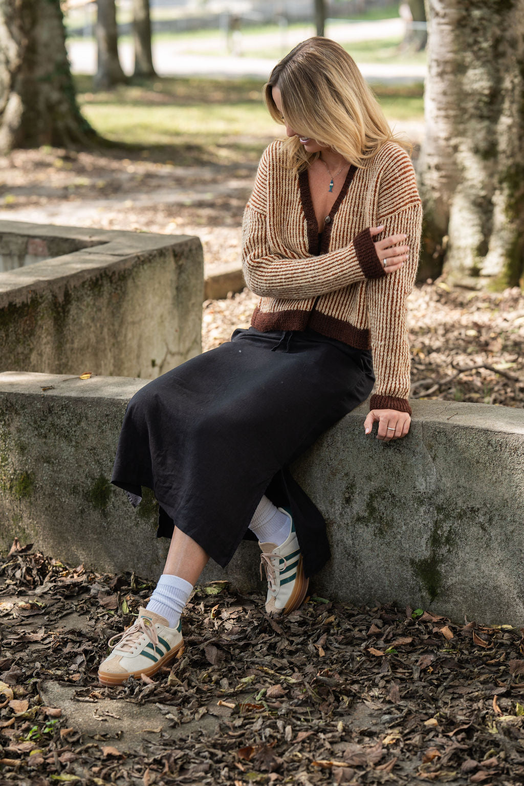 Finn V-Neck Wool Cardigan Made to Order