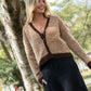 Finn V-Neck Wool Cardigan Made to Order