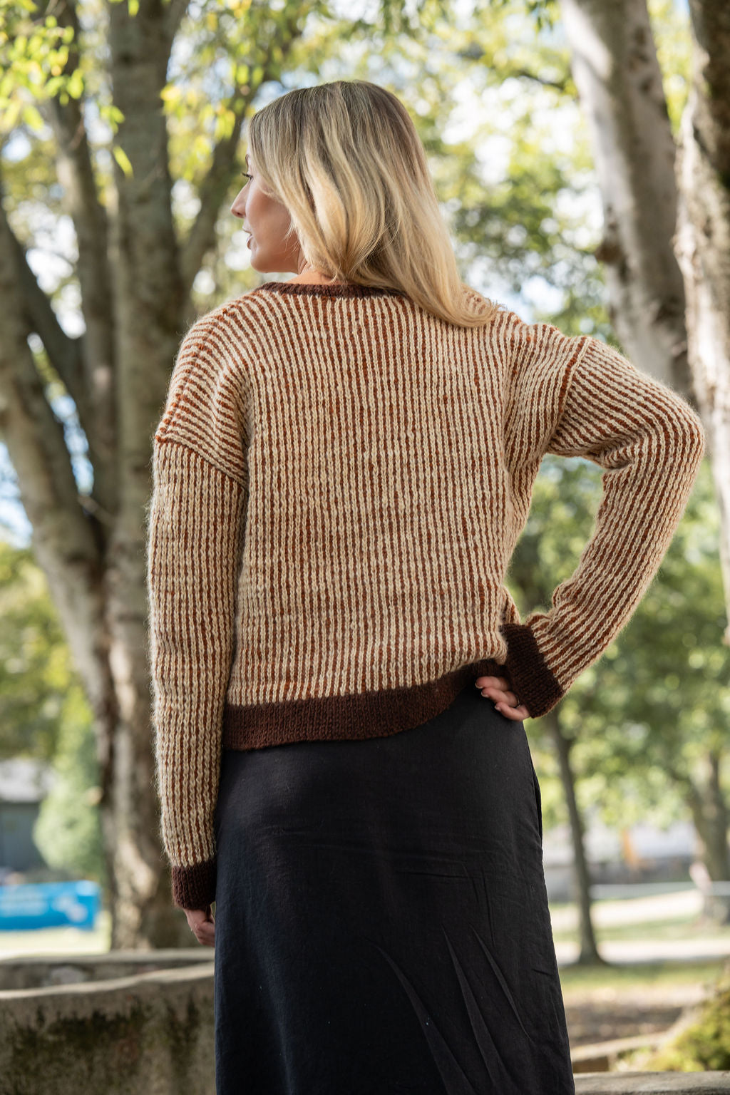 Finn V-Neck Wool Cardigan Made to Order