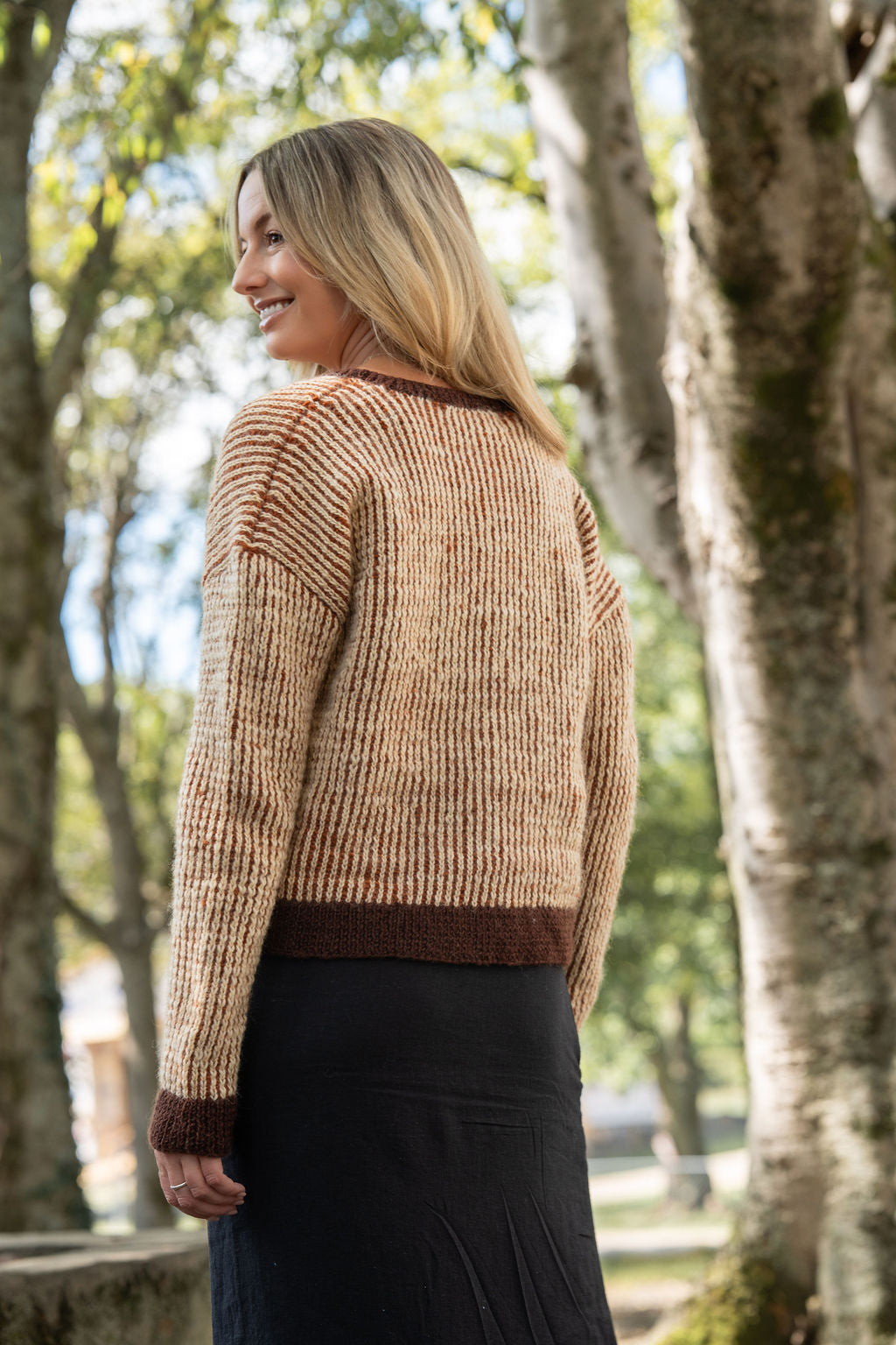 Finn V-Neck Wool Cardigan Made to Order