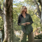 Button-Up Shirt in Black Linen Made to Order