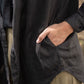 Button-Up Shirt in Black Linen Made to Order