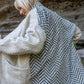 Portuguese Wool Pieper Coat in Neutral Mix-Match Herringbone Made to Order