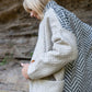 Portuguese Wool Pieper Coat in Neutral Mix-Match Herringbone Made to Order