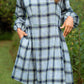 Tilly Dress in Picnic Plaid Linen Made to Order