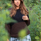 Virginia Mohair and Wool Pullover in Black and Brown Made to Order