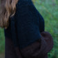 Virginia Mohair and Wool Pullover in Black and Brown Made to Order