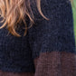 Virginia Mohair and Wool Pullover in Black and Brown Made to Order