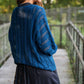 Perry Gathered Midi Skirt in Black Linen - XL Left