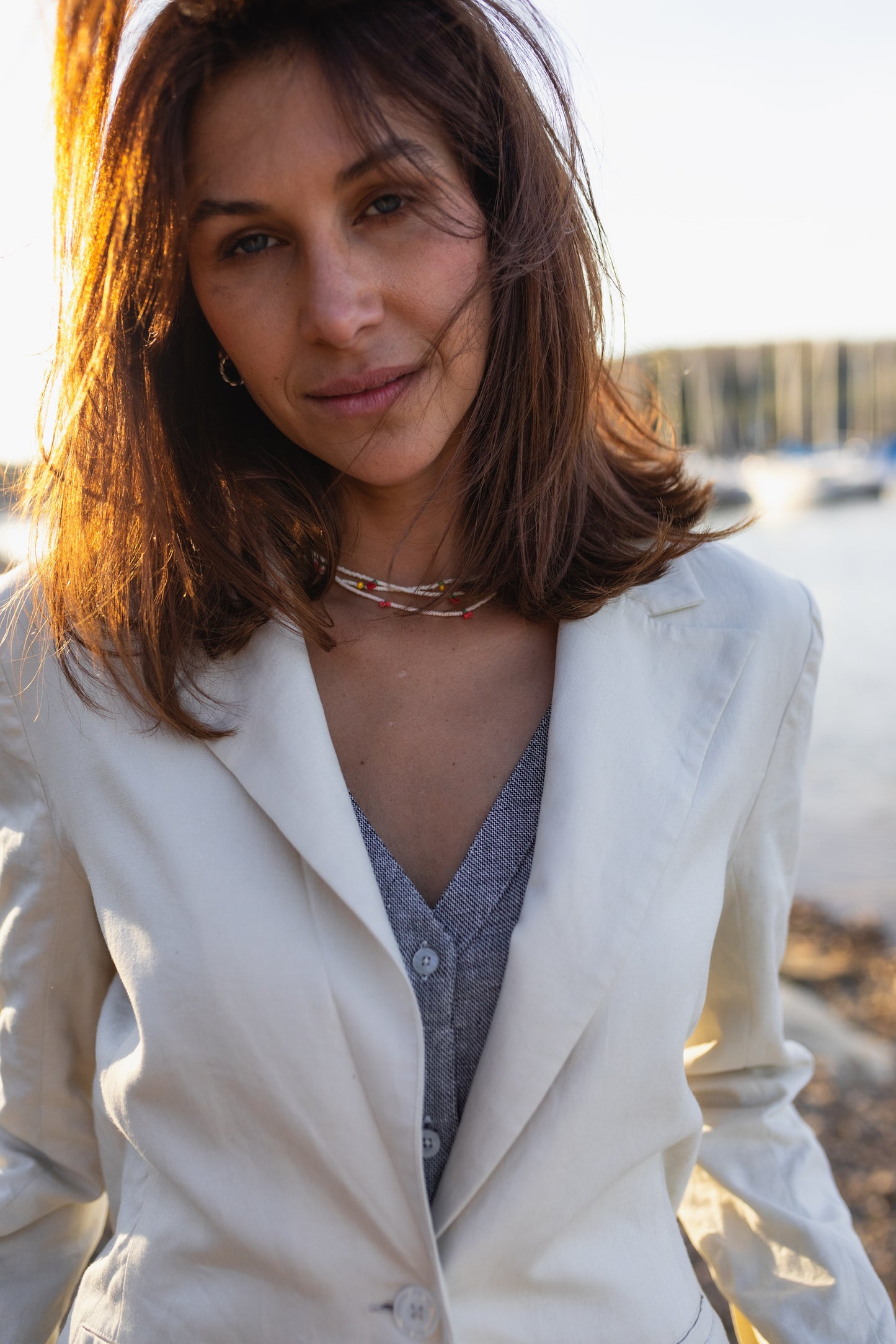 Jessica Linen Blazer Made to Order