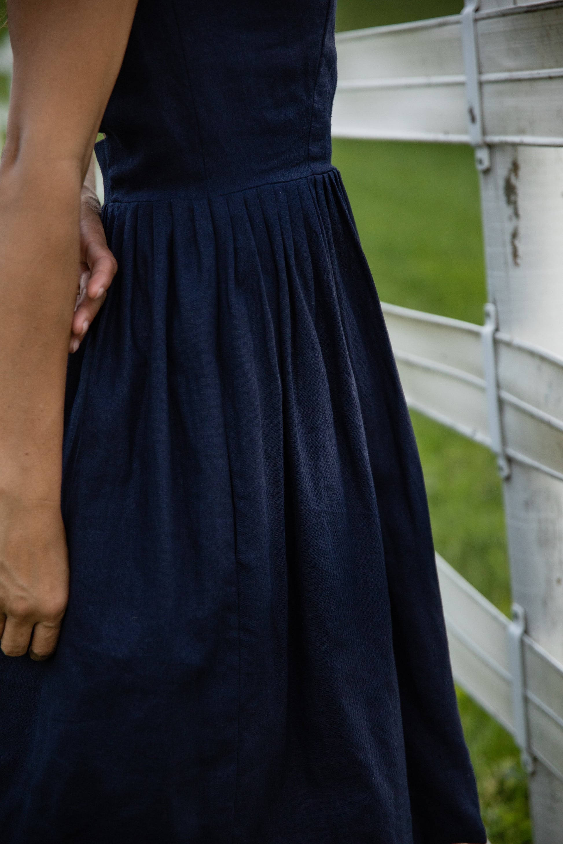 Lucy Dress in Navy LizAlig Lucy Dress in Navy LizAlig