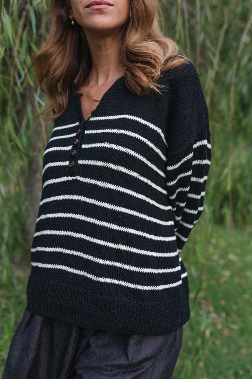 Aiden Classic Breton Style Henley