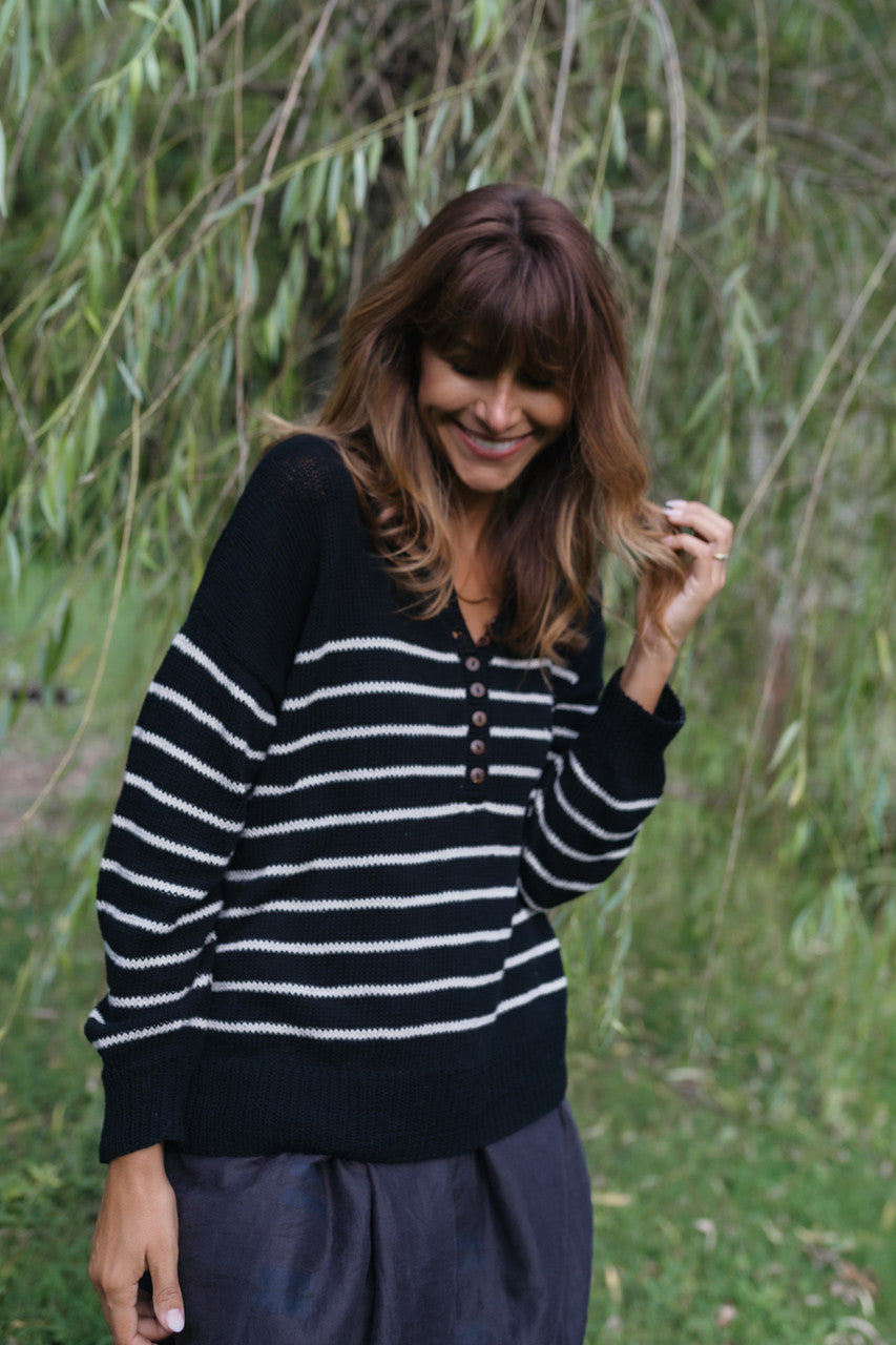 Aiden Classic Breton Style Henley