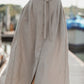 June Dress in Beige Linen Made to Order