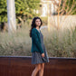 Hand Knit Nepali Wool Jill Sweater in Violet Made to Order