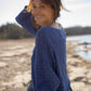 Hazel Cotton Cardigan in Periwinkle