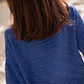Hazel Cotton Cardigan in Periwinkle