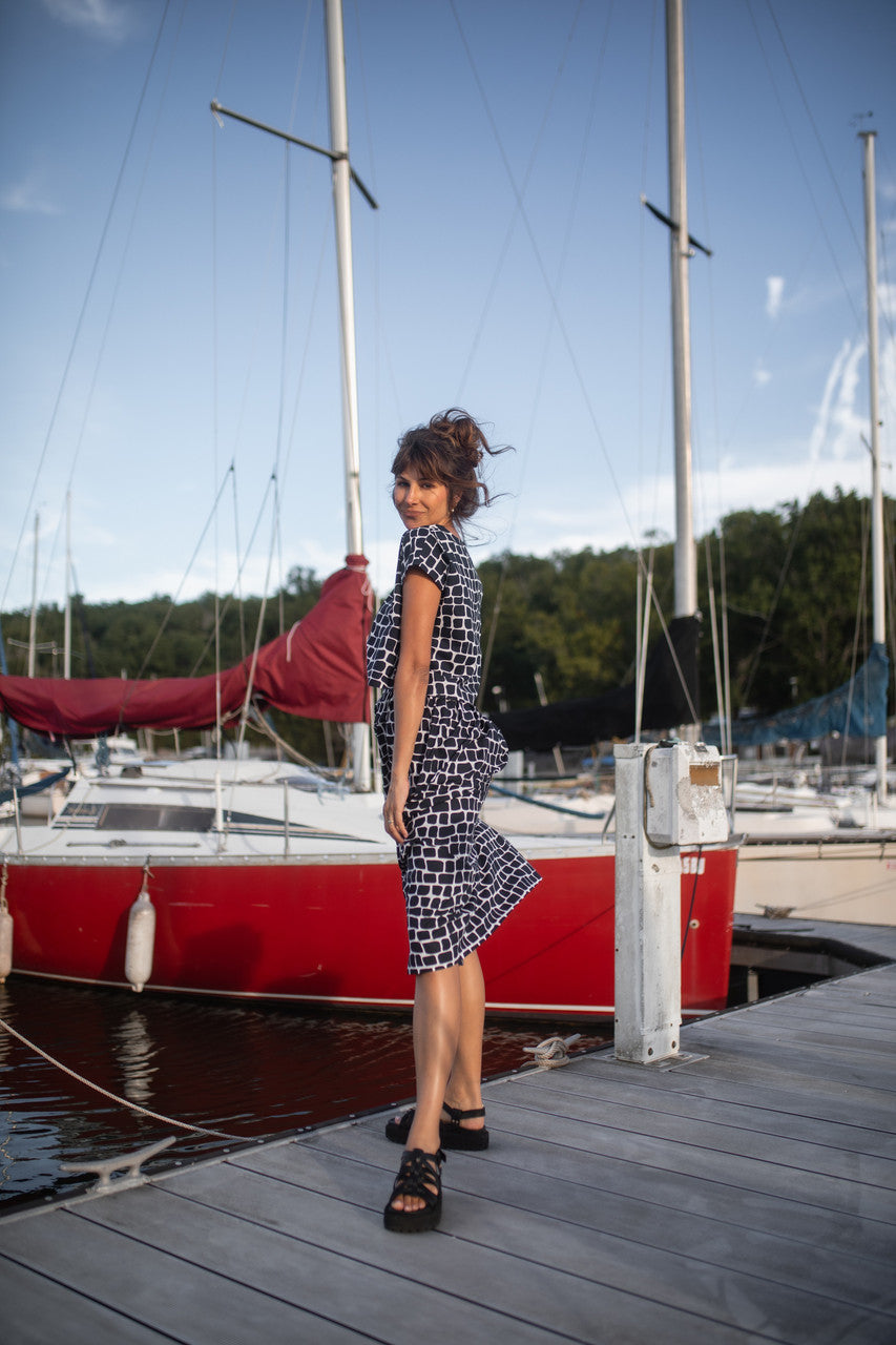 Claudia Skirt Set in Stone Made to Order