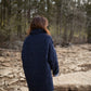 Patricia Wool Jacket in Speckled Navy Made to Order