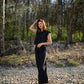 Katie Handwoven Cotton Set in Black
