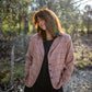Julie Wool Blazer in Red and Brown Plaid Made to Order